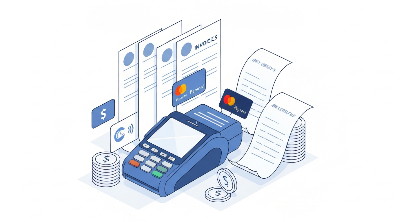 ShopTrack invoicing and payment interface for marine service centers