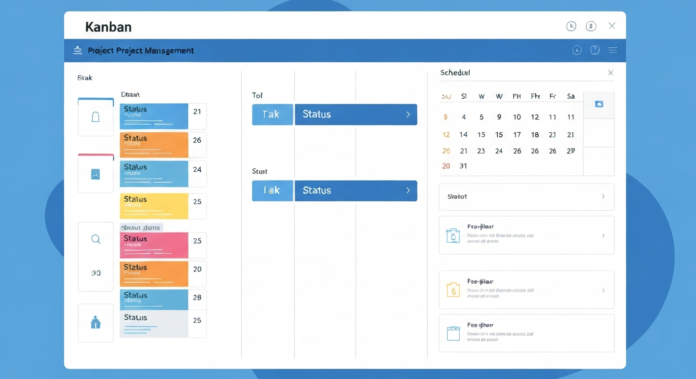 ShopTrack Kanban board and calendar views for marine work order management